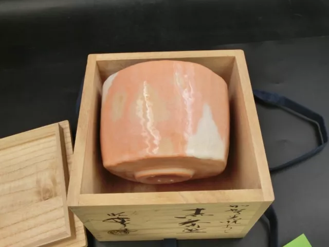 Japonés Pottery Chawan Yunomi Taza de Té Cuenco Raku-Yaki Nuevo