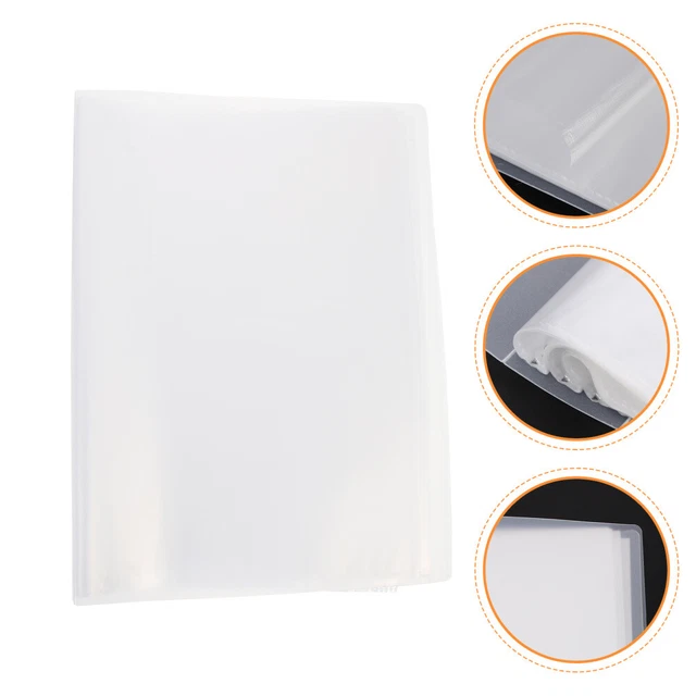 Cartella Organizer Trasparente Per Documenti - Multiscomparti Per Riviste E Cellulare, 26.5x22 Cm