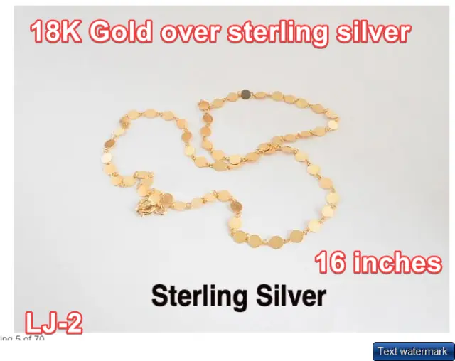 Giani Bernini 18K Gold over Sterling Silver 16 inches