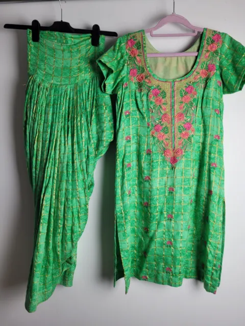 Indian Punjabi Salwar Kameez Ready Made Suit Size Small 10