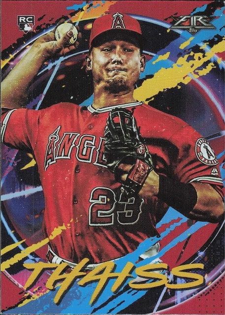 2020 TOPPS FIRE RC Red Flame Mat Thaiss #68 Los Angeles Angels EUR 7,20 ...