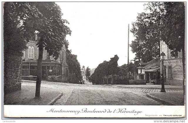 95 MONTMORENCY - vue sur le bld de l'ermitage.