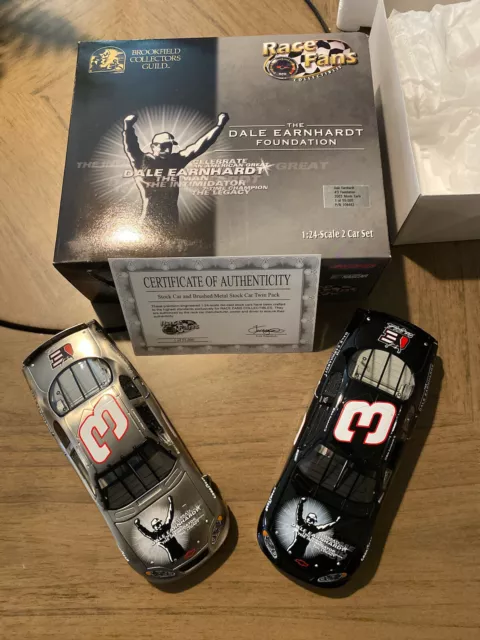 Brookfield Collectors Guild 1:24 Dale Earnhardt Foundation #3 2003 2 Car Set