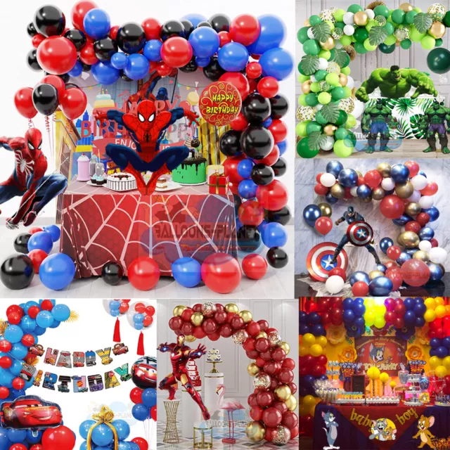 Marvel Incredible Hulk Spider-Man, Batman Character Theme Balloons Arch Set UK