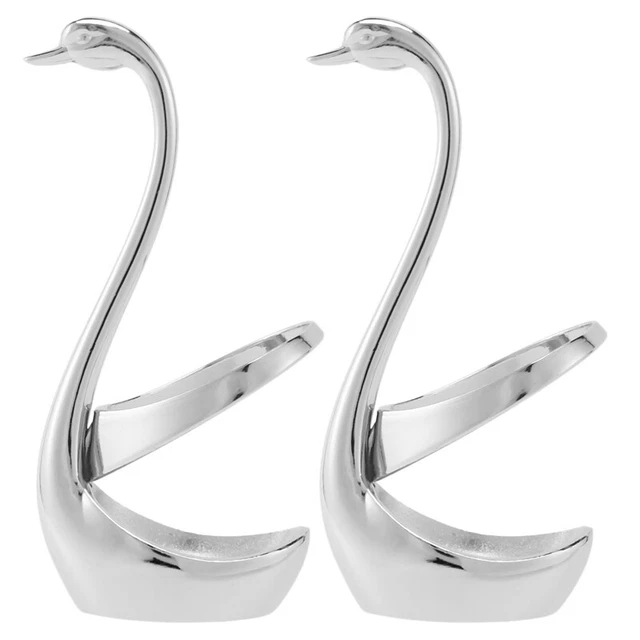 2 x supporti in acciaio inox e loeffel, set stoviglie decorazione cucina WerkzeD1O1