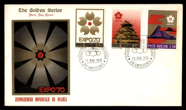 Mayfairstamps Vaticano FDC 1970 Expo 70 Combo Osaka Primer Día Cubierta aaj_60371