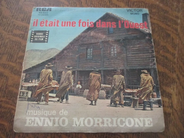 45 tours ENNIO MORRICONE bande originale du film il etait une fois dans l'ouest