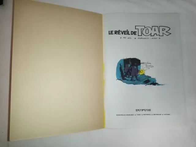 Le réveil de Toar - Tif et Tondu - Réédition broché 1976 2