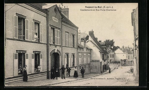 Carte Postale Ancienne - Nogent-le-Roi, La Gare - CPA, Années 1900, France
