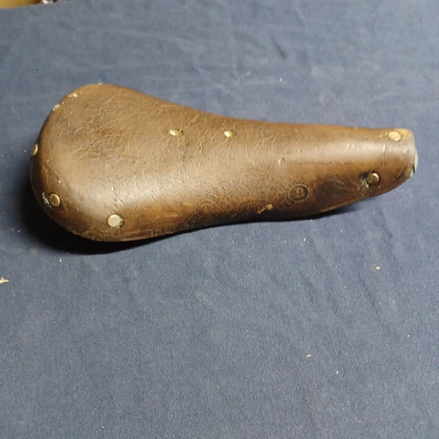 Selle de vélo vintage en cuir - marque AIGLOR