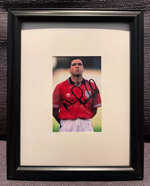 Neil Webb England/Manchester Utd/Nottingham Forest Signed Framed Photo- with COA