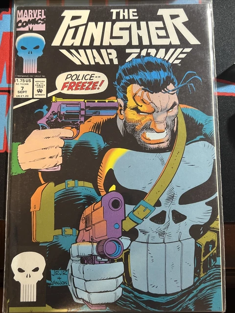 The Punisher War Zone No 7 Nm Newsstand 1St App Lynn Michaels Marvel Comics 1992