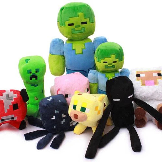 MINECRAFT PLUSH TOY Creeper Enderman Bee Stuffed Animal Doll Kids XMAS