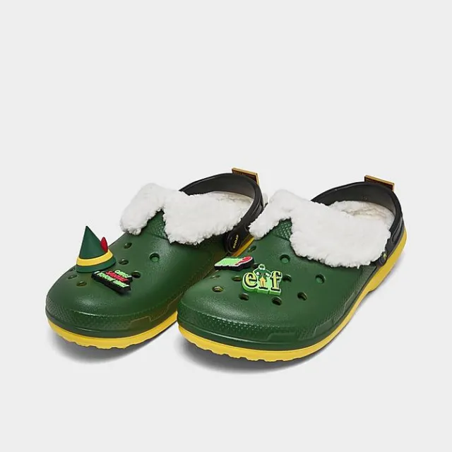 Crocs X Buddy The Elf Toddler Little Kids Clogs Shoes Boys Girls Size 2Y 2 NEW