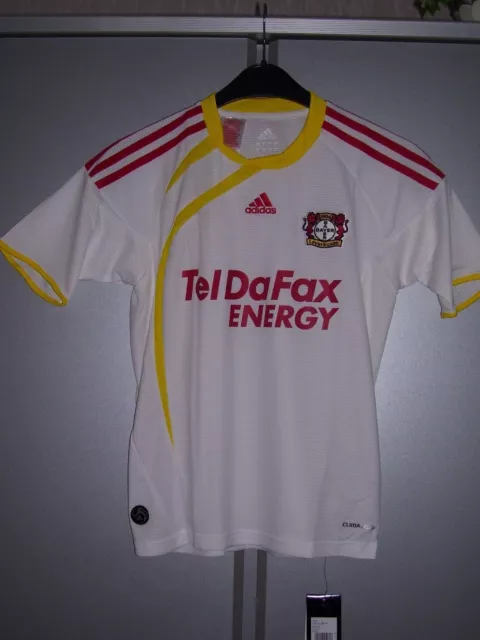 adidas Bayer Leverkusen 04 Trikot Kurzarm weiss weiß 152 164 neu