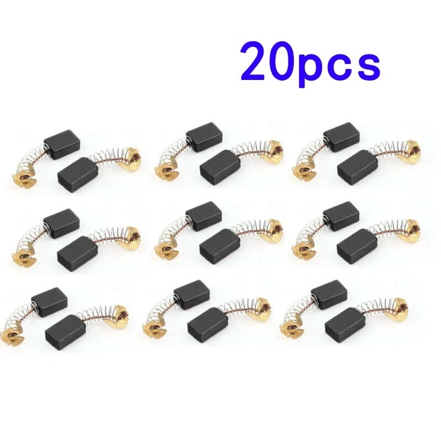 20pièces 15x10x6mm Balais de Charbon de Moteur électrique pour Meuleuse dangle