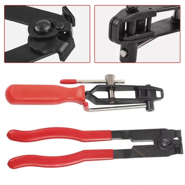 2Pcs CV Clamp and Joint Boot Clamp Pliers Tool Banding Crimper Cutter