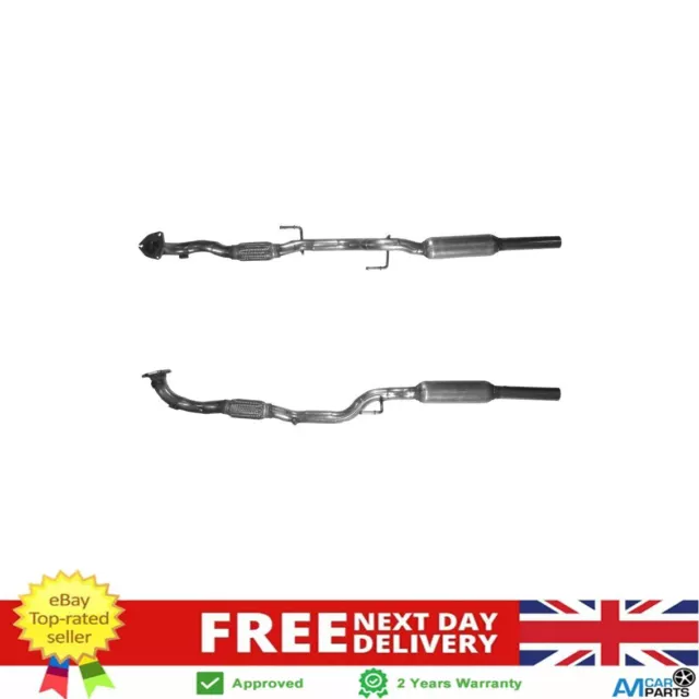 For VW FOX 1/06-11  POLO 11/05-09 Exhaust Pipe Euro 4-5 + Fit Kit