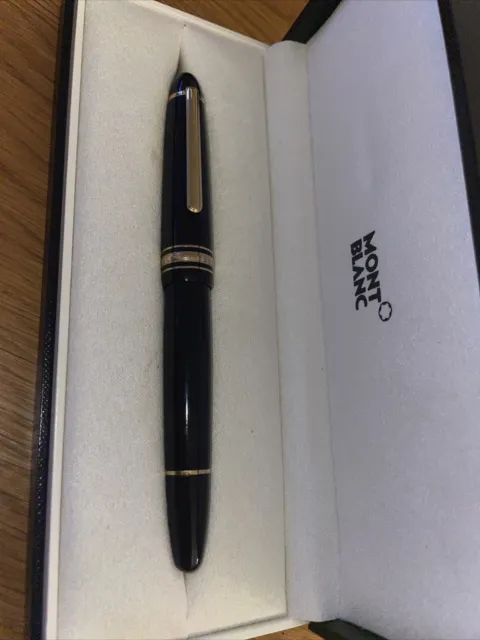 mont blanc meisterstuck Le grand Gold 14k fountain pen Unused In Box