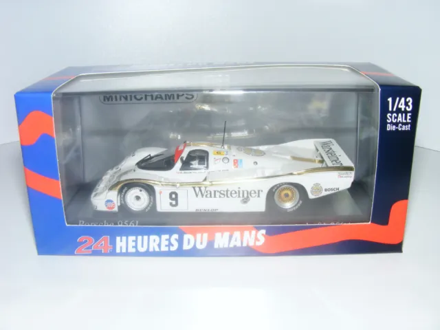 1:43 Porsche 956 L Warsteiner Le Mans 84 Brun v. Bayern Minichamps 430846509 OVP