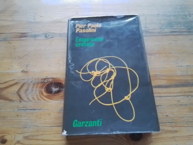 Pier Paolo Pasolini EMPIRISMO ERETICO Garzanti 2a ed. 1972, 3l24 Pier Paolo Pasolini EMPIRISMO ERETICO Garzanti 2a ed. 1972, 3l24