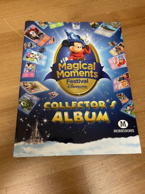 Disneyland Paris Magical Moments Card Collectors Album Disney Complete Morrisons