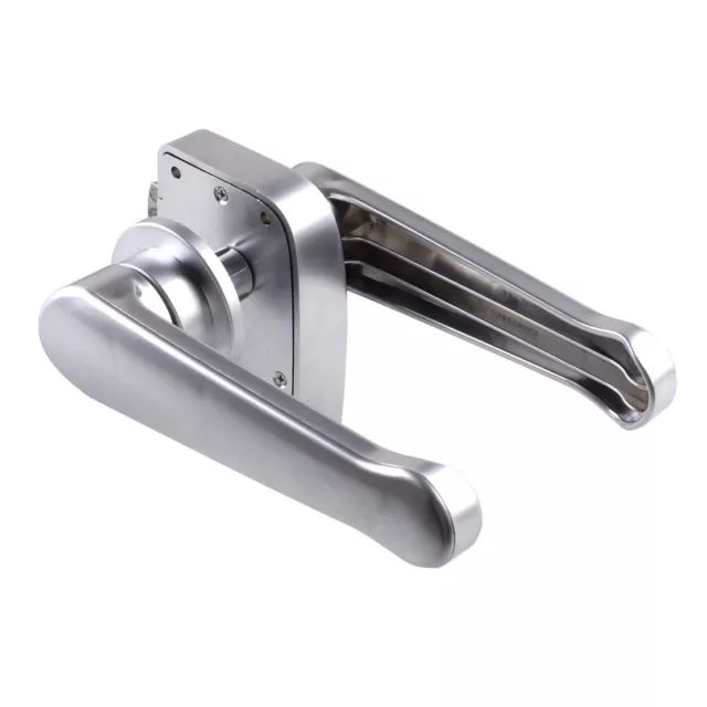 Chrome Toilet Bathroom Door Lock Latch Handle Knob For RV Travel Trailer Boat 2