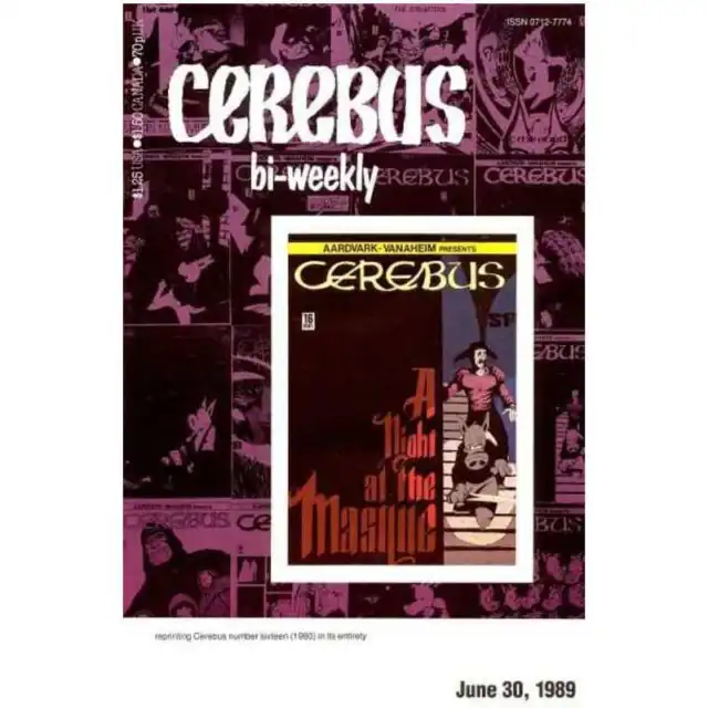 Cerebus Bi-Weekly #16 in Very Fine + condition. Aardvark-Vanaheim comics [q"