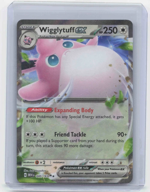 2023 Pokemon Scarlet Violet 151 #040/165 Wigglytuff EX