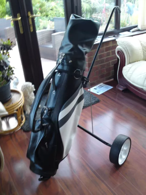 Set of Golf Clubs, New Bag & Wheeled Trolley, other accessories, COLLECTION ONLY 3