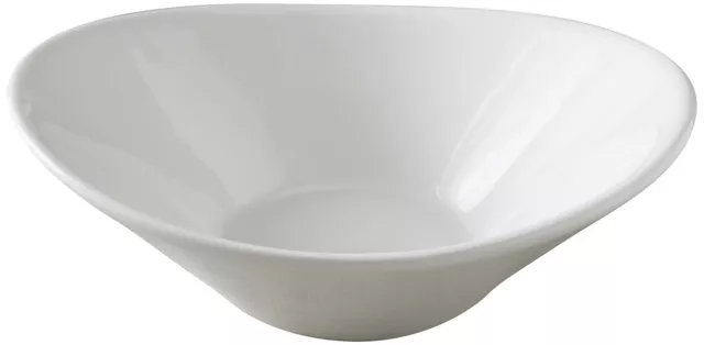 Yanco ML-709 22 oz Oval Salad Bowl, 9" Length x 7.25" Width, Porcelain, Super...