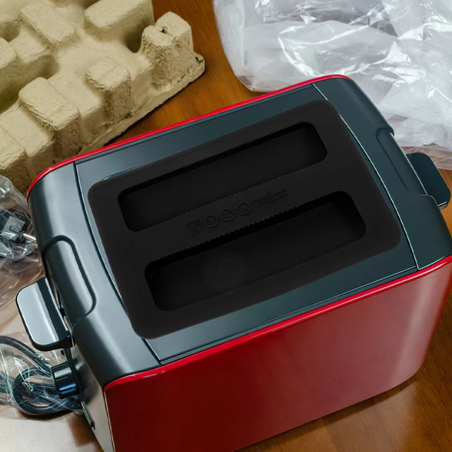 2 pz tostapane in silicone coperchio macchina elettrica per la colazione superiore