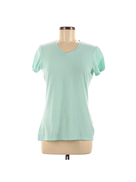 New Balance Women Green Short Sleeve T-Shirt M