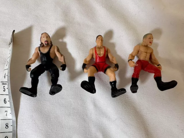 JAKKS - Micro Mini Aggression WWE Wrestling Figures 2"  2006 X3 Rare Htf