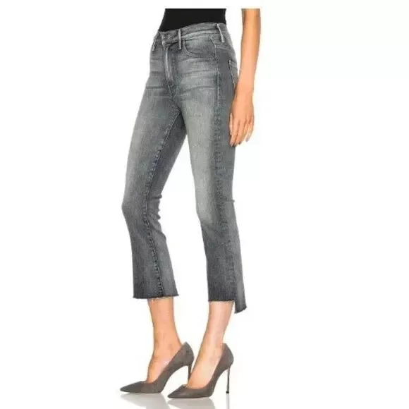 Mother Insider Crop Step Fray Huntress Jeans, Sz 25