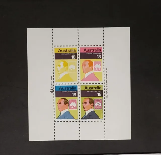 Australian Decimal 1976 National Stamp Week Mini Sheet (Rt84)