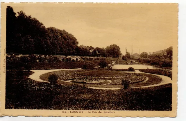 LONGWY - Meurthe et Moselle - CPA 54 - le Parc des recollets