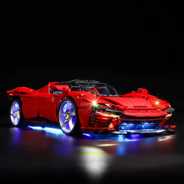 LED Licht Set Für LEGOs Ferrari Daytona SP3 Technic 42143 (Beleuchtungs kit)