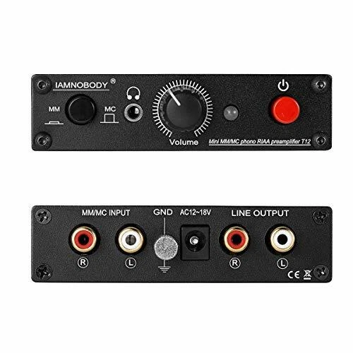 MM / MC RIAA Phono Stage Turntable Preamplifier Headphone Amplifier