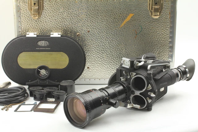 Cámara de cine ARRI Arriflex 16 M CLA'd2022[Casi como nueva] con ANGENIEUX todo funciona