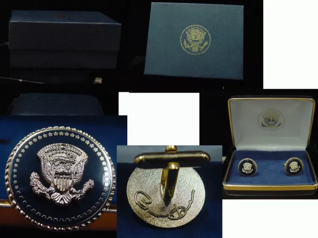 Pair of  Presidential Barack Obama cufflinks