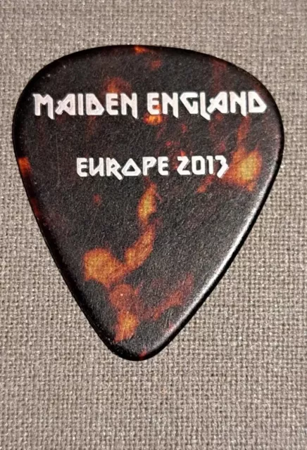 Iron Maiden Janick Gers" Maiden England Tour" Europe 2013 Guitar Pick