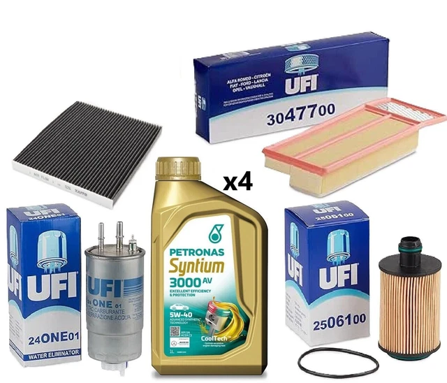 KIT FILTRI TAGLIANDO Fiat Grande Punto 199 1.4 8V 56Kw 77Cv 350A1000 EUR 19,87 - IT - Foto 5