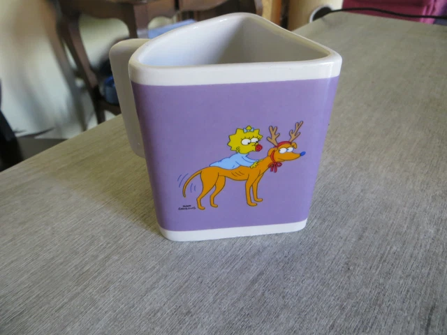 Mug Triangulaire Lisa Simpson Quick 2011 - Tasse Vintage Collector En Céramique