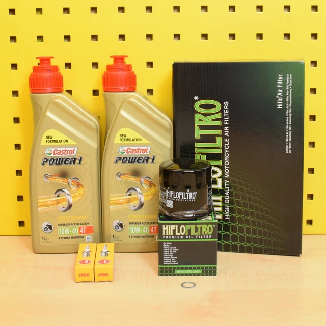 Kit De Revisión Para Kawasaki GPZ 500 S 1990-2002 - Incluye Filtros Y Bujías