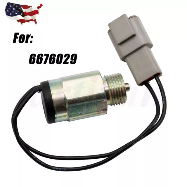 Spool Lock Solenoid Fit Bobcat Skid Steer 751 753 763 773 863 873 883 6676029