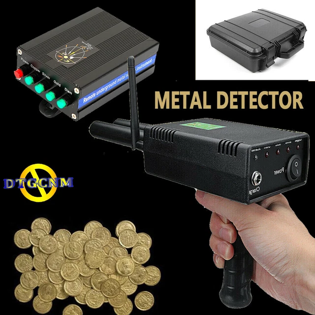 Metal detector 1 km/20 m oro/argento/rame/attraverso detective detective metal detector ricerca CE