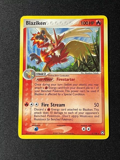 Blaziken┃5/108┃Ex Power Keepers┃Holo Rare┃Pokemon Card┃English┃Near Mint