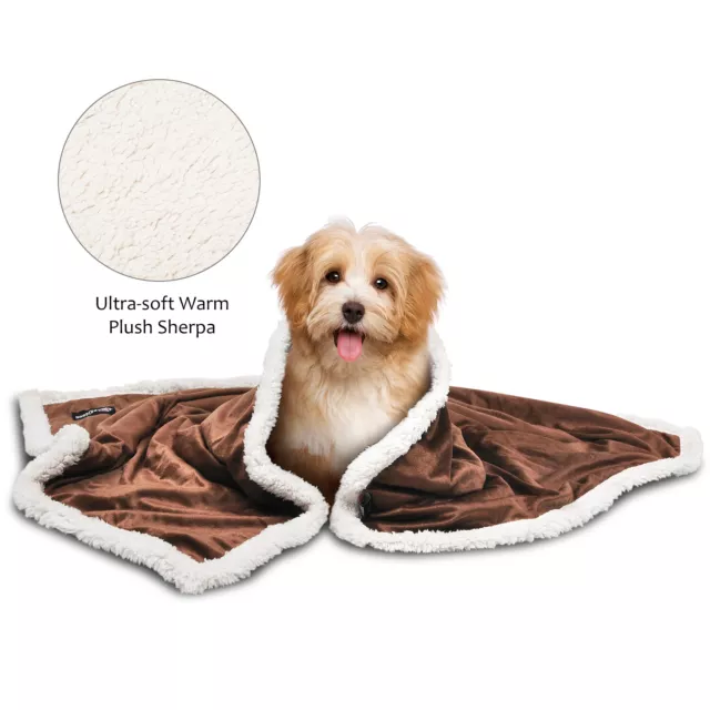 Pet Bed Mattress Dog Cushion Pillow Mat Washable Soft Winter Warm Blanket 45x30