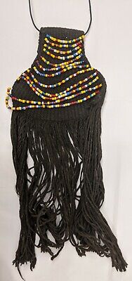 African Jewelry Cache Sex Costume Leather Beaded Kirdi Modesty Adornment Ethnix